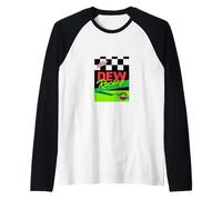 Dew Racing Mountain Dew Logo Graphic Apparel PAPL1806 Raglan Baseball Tee