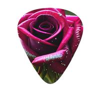 Dew Rose Guitar Picks Set-Premium Abs Material,Various Thicknesses-Enhance Your Playing Experience