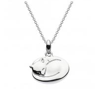 Dew Sterling Silver 3D Pussy Cat Pendant 9665HP021