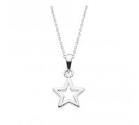 Dew Sterling Silver Chunky Star Pendant 98010HP027 - Exclusive