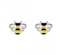 Dew Sterling Silver Dinky Bee and Combe Stud Earrings 3558ME -