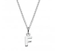Dew Sterling Silver Dinky F Initial Pendant 9092HPF - Exclusive