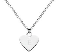 Dew Sterling Silver Dinky Heart Alphabet Pendant 9091HPE
