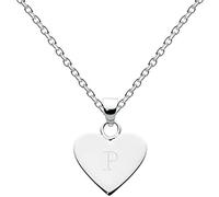 Dew Sterling Silver Dinky Heart Alphabet Pendant 9091HPP