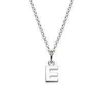 Dew Sterling Silver Dinky E Initial Pendant 9092HPE