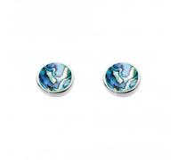 Dew Sterling Silver Paua Shell Earrings