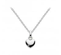 Dew Sterling Silver Puff Heart Pendant 90C1HP - Timeless Design