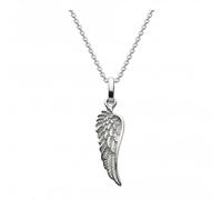 Dew Sterling Silver Small Wing Pendant 98113HP022 - Polished