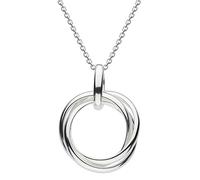Dew Sterling Silver Triple Ring Necklace, 18" 9832HP