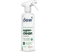 Dew Superclean Fragrance Free 500ml: Refillable Eco Friendly Antibacterial Kitchen Spray | All Purpose Rinse Free Cleaner Ideal For Multi Surfaces including Worktops to Carpet