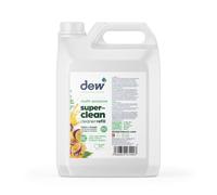 Dew Superclean Mango & Passion Fruit 2.5 Ltr Refill: Eco Friendly Antibacterial Kitchen Spray | All Purpose Rinse Free Cleaner Ideal For Multi Surfaces including Granite Worktops to Carpet