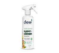 DEW Superclean Mango & Passion Fruit 500ml: Refillable Eco Friendly Antibacterial Kitchen Spray | All Purpose Rinse Free Cleaner Ideal For Multi Surfaces including Granite Worktops to Carpet