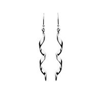 Dew Long Twisted Drops 68414HP - Sterling Silver