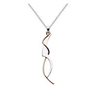 Dew Women's Rose Gold Plate Art Nouveau Necklace of Length 18 inch