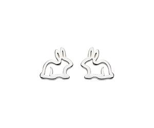 Dew Women's Sterling Silver Bunny Stud Earrings