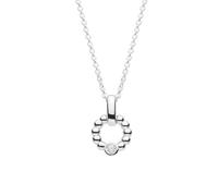 Dew Zirconia Beaded Open Circle Pendant 93224CZ - Refined - Sterling Silver / Zirconia