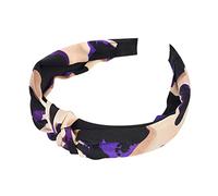 DEWADE Headbands For Girls Women Wide Hairband Leopard Print Patchwork Cross Headband Head on Female Simple Hair Hoop Bands Headwear Korean Style Headband For Girls(China)