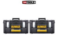 DeWalt 1.0 DS300 TOUGHSYSTEM Tool Box Carry Case (Empty) Twin Pack