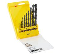 DeWalt 10 Piece HSS-R Drill Bit Set
