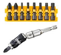DeWalt 10 Piece Impact Screwdriver Angled Bit Holder Set
