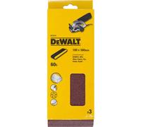 DeWalt 100 x 560mm Sanding Belts 100mm x 560mm 60g Pack of 3
