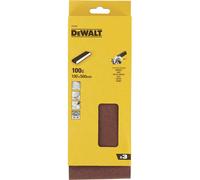 DeWalt 100 x 560mm Sanding Belts 100mm x 560mm 100g Pack of 3