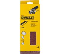 DeWalt 100 x 560mm Sanding Belts 100mm x 560mm 40g Pack of 3