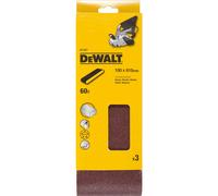 DeWalt 100 x 610mm Multi Purpose Sanding Belts 100mm x 610mm 60g Pack of 3