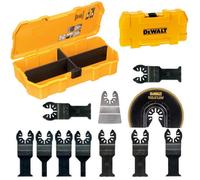 Dewalt 11 Piece Multi Tool Accessory Blade Set Plunge Fast Cut + Toughcase