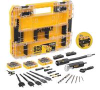 Dewalt 110 Pc Extreme Screwdriver Drill Bit Set Flextorq Right Angle Attachment