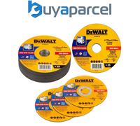 Dewalt 115mm 4.5" 1mm Thin INOX Metal Cutting Disc 22mm Bore Flat Disc x 25 Pack