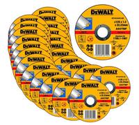 Dewalt 125mm 4.5" 1.2mm Thin Inox Metal Cutting Disc 22mm Bore Flat Disc X24