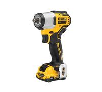 DeWalt DCF902 12v XR Cordless Brushless Compact 3/8" Drive Impact Wrench 2 x 2ah Li-ion Battery Charger Case