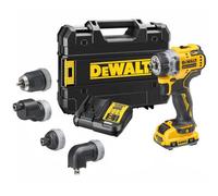 Dewalt 12V Xr Dcd703L1T Brushless 4X Multi-Head Drill Driver + Charger 1 X 3Ah