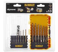 DeWalt 13 Piece Extreme 2 HSSG Metal Drill Bit Set in Tough Case