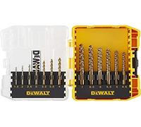 DEWALT DT70710-QZ Tough Case pequeña con 13 brocas para Metal HSS-G Extreme 2: 1.5 - 7mm, Black/Yellow