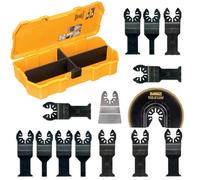 Dewalt 14 Piece Multi Tool Accessory Blade Set Plunge Fast Cut Wood + Toughcase