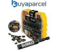 DEWALT DT70618T IMPACT MAGNETIC SCREWDRIVER BIT HOLDER + 15 PZ2 BITS NEW VERSION