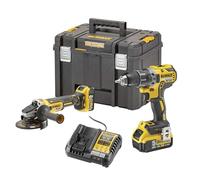 DEWALT 18 V/2 x 5 Ah Battery Combination Pack in TSTAK Box DCD791, DCG405 (DeWALT DCK2020P2T-QW)