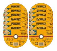 Dewalt 180mm 7" 1.6mm Thin Inox Metal Cutting Disc 22.2mm Bore Flat Dcg440N X 12