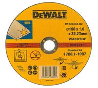 Dewalt 180mm 7" 1.6mm Thin Inox Metal Cutting Disc 22.2mm Bore Flat Disc Dcg440N