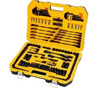 Dewalt 184-Piece Mechanics Drive Socket Set With Black Chrome Finish & Durable Carry Case