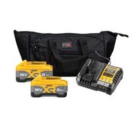Dewalt 18V 8.0Ah Energy Pack - 2 X Dcb1880 8.0Ah Tabless Batteries, Dcb1104 Charger In Ptm Bag