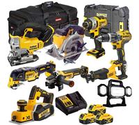 Dewalt 18V 9 Piece Combo Tool Kit with 3 x 5.0Ah Battery & Charger T4TKIT-9714