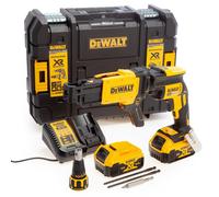 Dewalt 18V Brushless Collated Drywall Screwdriver 2 x 5.0Ah Batteries DCF620P2K