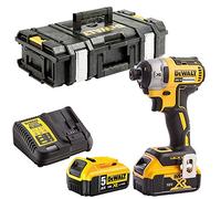 DeWalt 18V Brushless Impact Driver - 2 x 5.0Ah Batteries & Charger in Tool Box