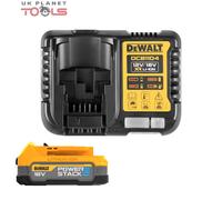 DeWalt 18v Compact Powerstack Battery & Charger Starter Set DCB1104 + DCBP034