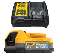 Dewalt 18V Compact Powerstack Battery & Charger Starter Set Dcb115 + Dcbp034