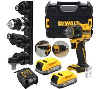 Dewalt 18V Dcd803N Xr Brushless 4 X Multi Head Drill 1/4" Hex - 2 X Powerstack