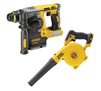 Dewalt 18V DCH273N XR Brushless 3 Mode SDS Hammer + DCV100N 18v Compact Blower
